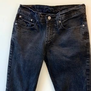 Levi's Men's 514 Straight fit Stretch Jean, Midnight Black, 31x30